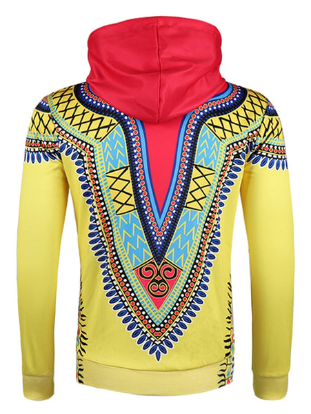 Tribal 3D Print Pullover Hoodie