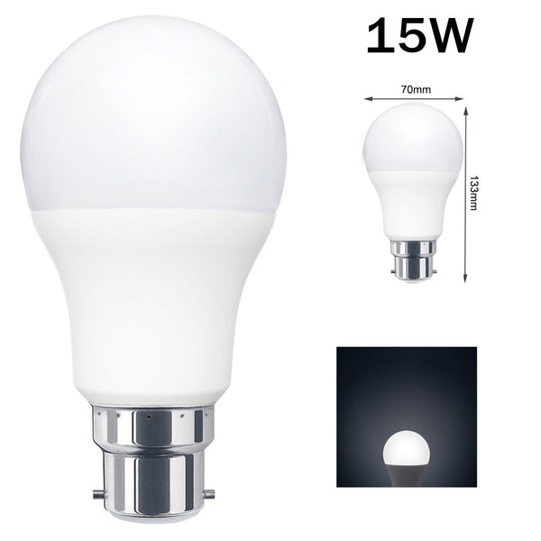 B22 E27 5/7/9/12/15W LED Globe Light Lamp Plastic Aluminum Energy Saving Bulb AU