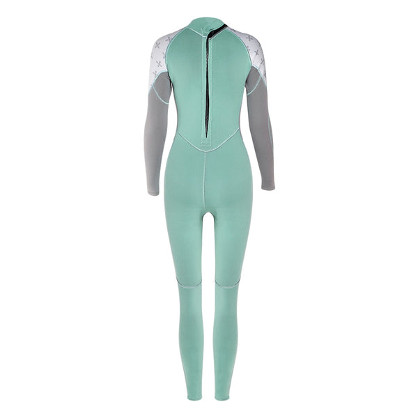 SLINX 2mm Female Long Sleeves Sunscreen High-elastic Ultra-thin Surfing Diving Wetsuit