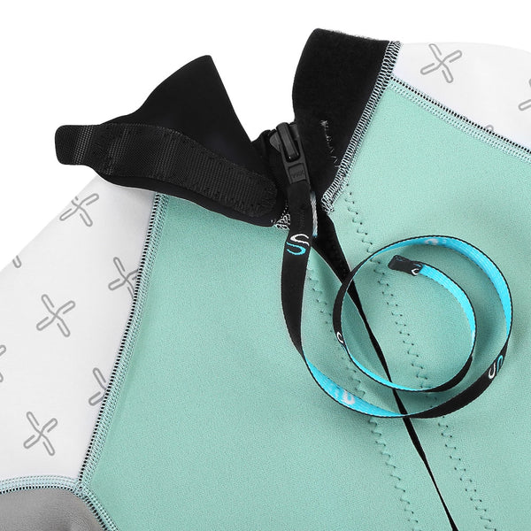 SLINX 2mm Female Long Sleeves Sunscreen High-elastic Ultra-thin Surfing Diving Wetsuit