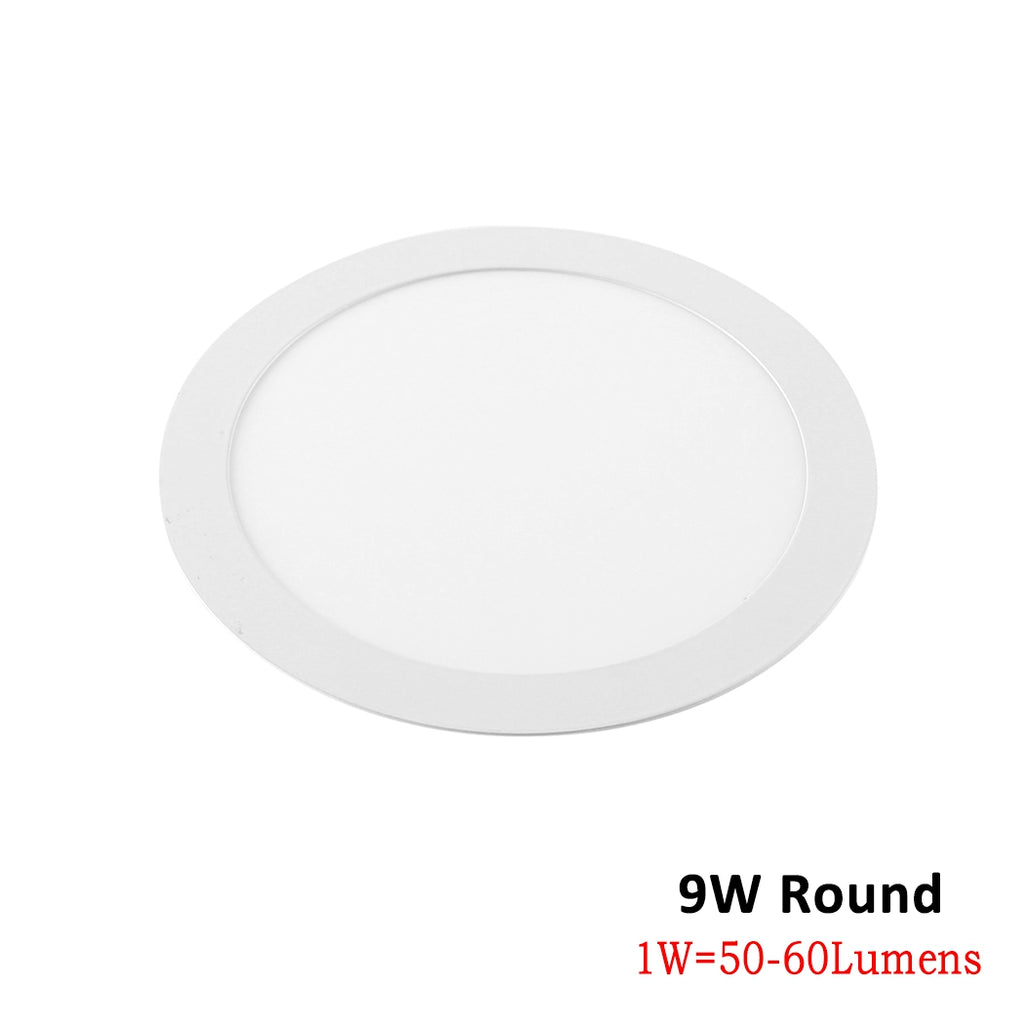 Round concealed panel light high luminous efficiency lamp bead wide pressure