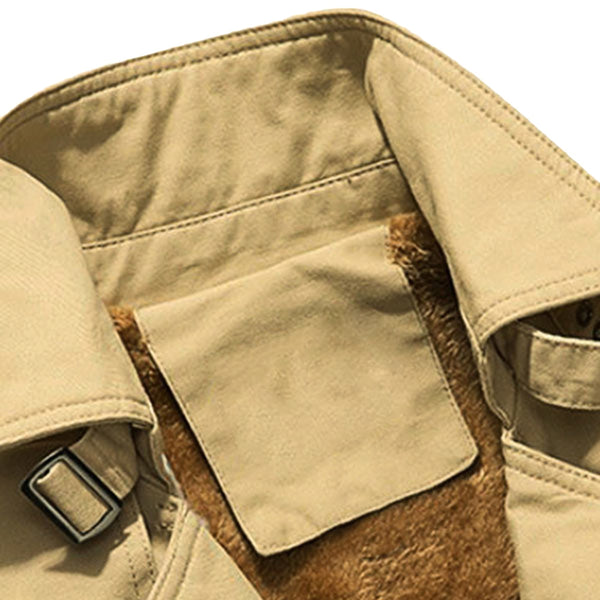 Winter Fluffy Lined Button Up Jacket