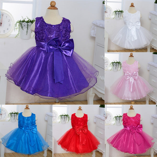 Kids Baby Girl Princess Dress Wedding Bridesmaid Pageant Party Tutu Dresses