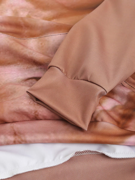 Naked Belly Letters Print Drawstring Hoodie