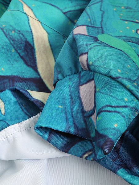 Leaf 3D Print Kangaroo Pocket Hoodie
