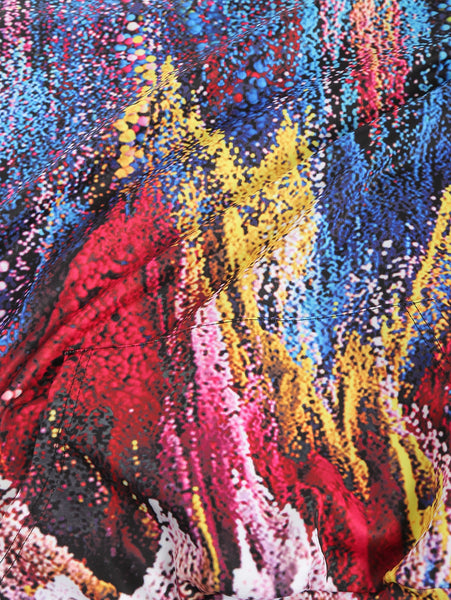 Abstract Pattern Kangaroo Pocket Hoodie