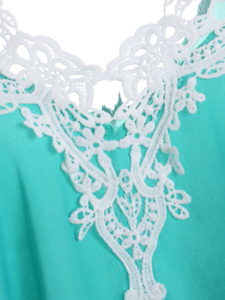 Openwork Panel Tank Top