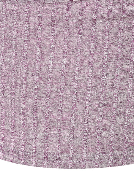 Applique Striped Printed Casual T-shirt