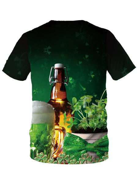 3D Dog Printed Short Sleeve T-shirt