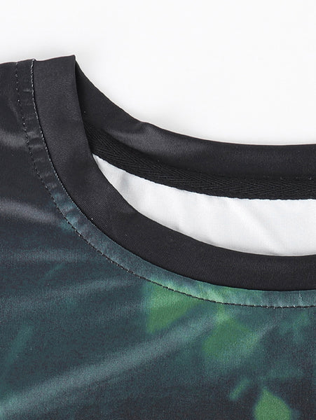 3D Dog Printed Short Sleeve T-shirt