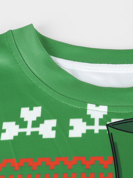 3D Cartoon Animal Printed Pullover Sweatshirt