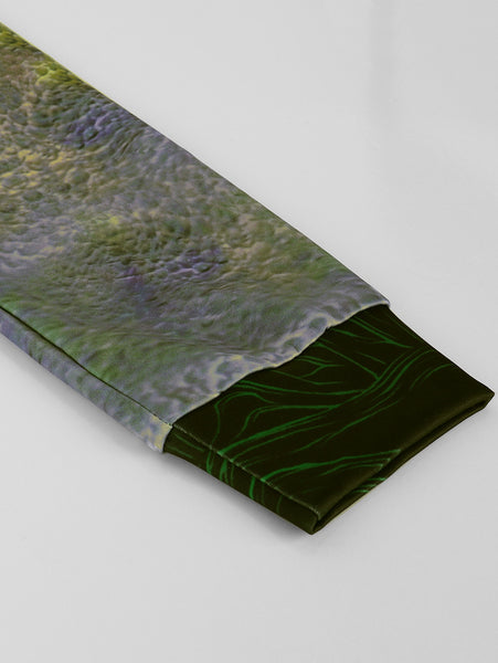 3D Plant and Dinosaur Printed Pullover Sweatshirt