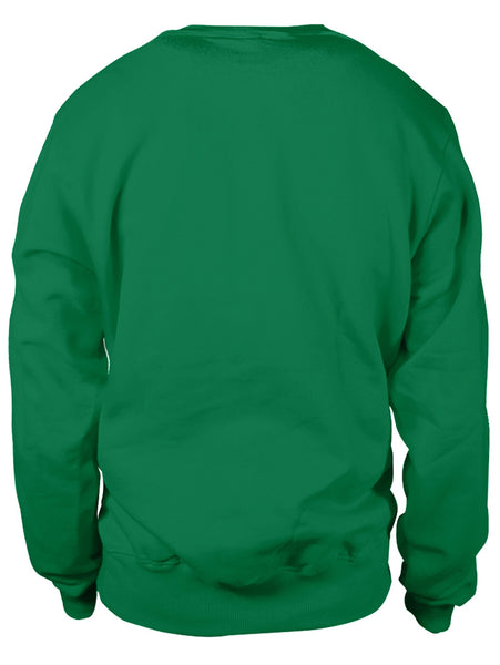 3D Four-leaf Clover Printed Pullover Sweatshirt