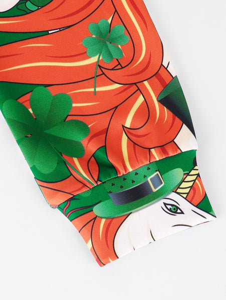 3D Horses Print Pullover Hoodie