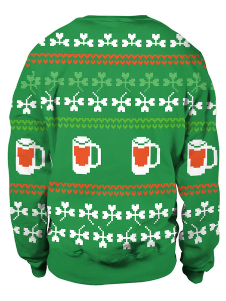 3D Cat Printed Pullover Sweatshirt