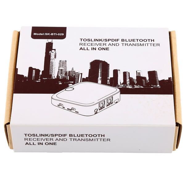 The bluetooth adapter receives the emitter