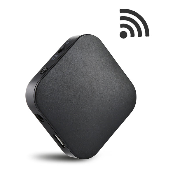 The bluetooth adapter receives the emitter