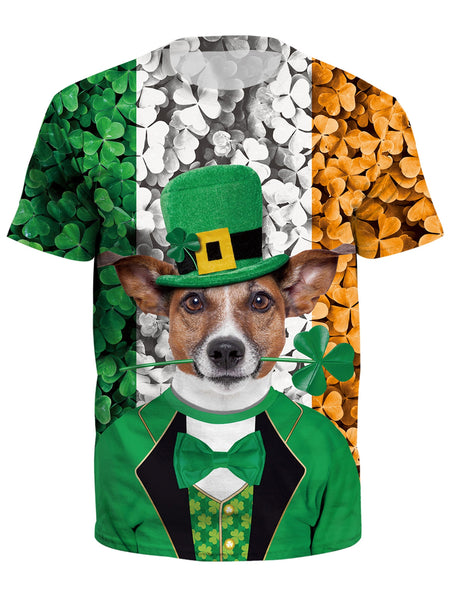 3D Dog Printed Short Sleeves T-shirt