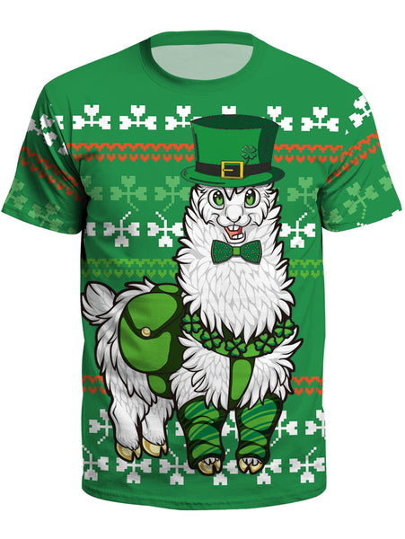 3D Cartoon Printed Short Sleeve T-shirt