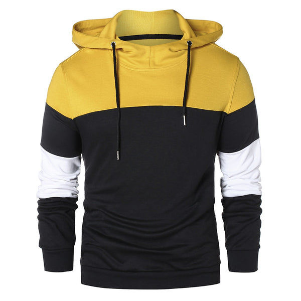 Long Sleeve Panel Pullover Hoodie