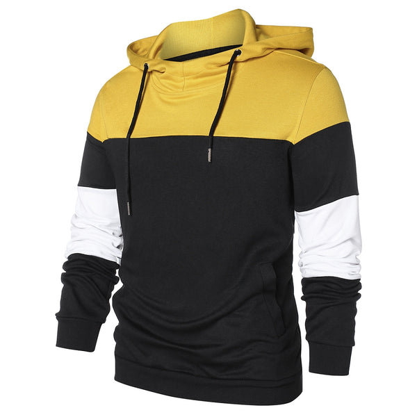 Long Sleeve Panel Pullover Hoodie