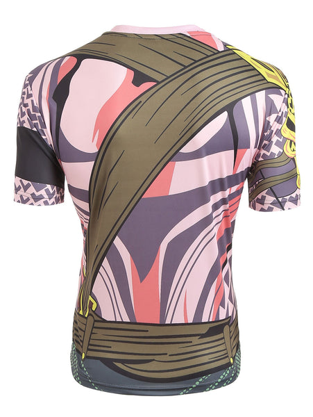 Faux Strape Belly Dots Print Casual Short Sleeves T-shirt