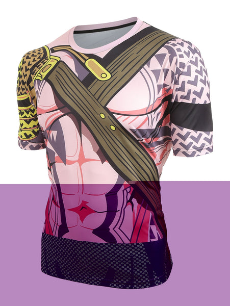 Faux Strape Belly Dots Print Casual Short Sleeves T-shirt