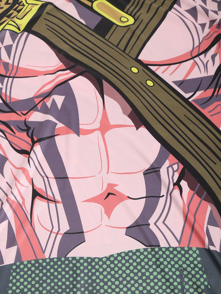 Faux Strape Belly Dots Print Casual Short Sleeves T-shirt