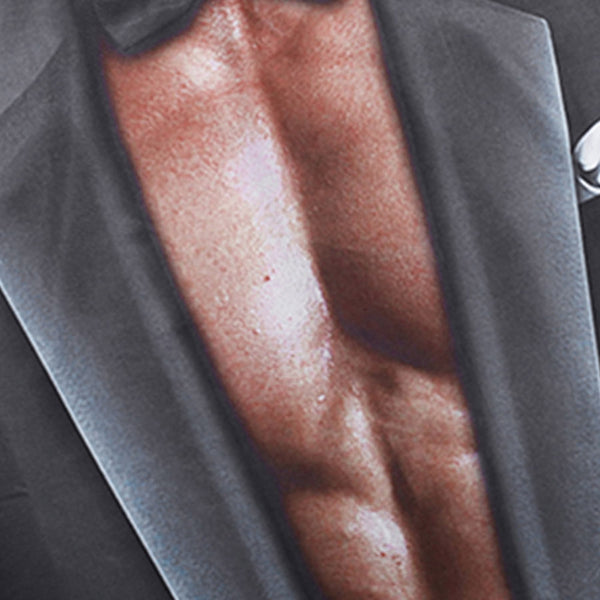 3D Muscle Suit Print Short Sleeve T-shirt