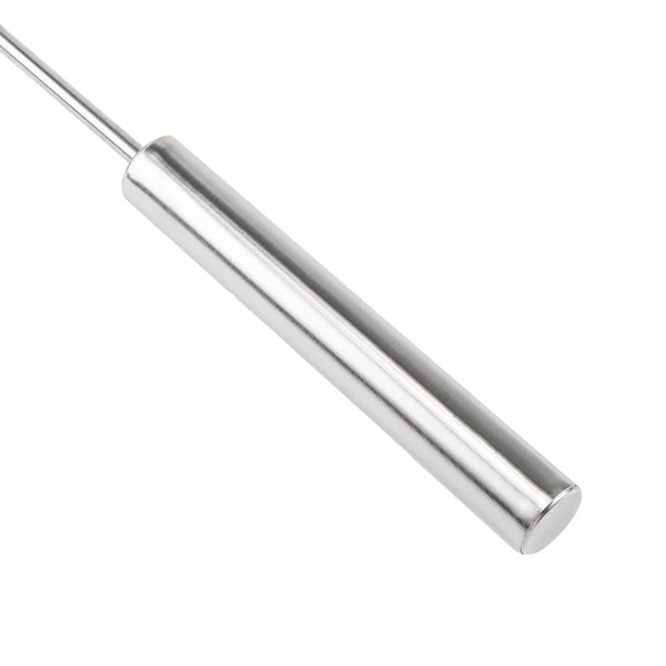 Kitchen Semi-automatic Stainless Steel Rotary Egg Beater Whisk