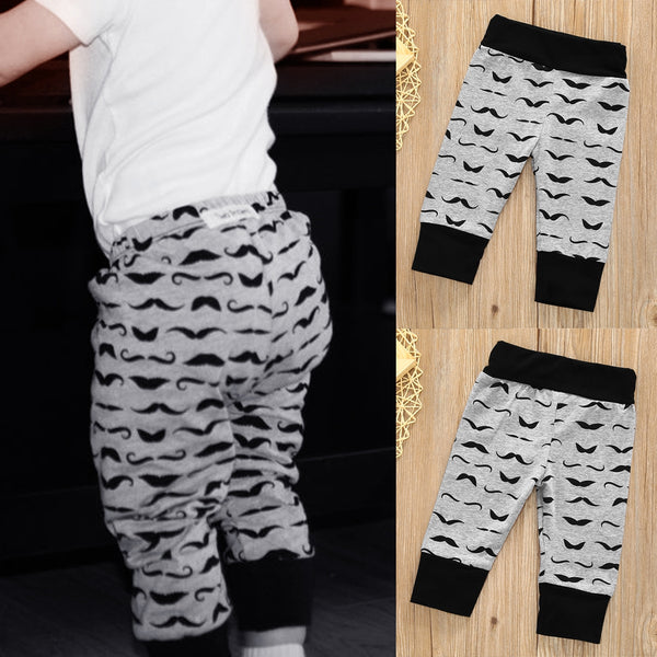 Newborn Baby Toddler Boy Girl Harem Pants Cotton Cartoon Print Trousers Leggings