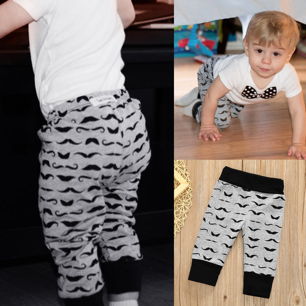 Newborn Baby Toddler Boy Girl Harem Pants Cotton Cartoon Print Trousers Leggings