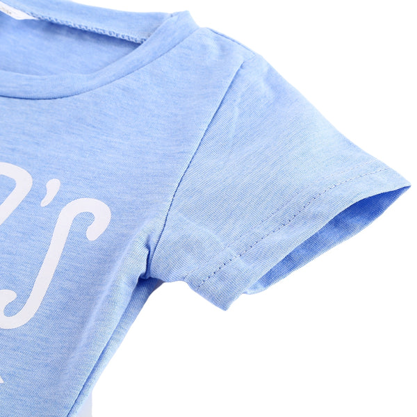 80ç ç”·ç«¥å­—æ¯å‡ ä½•çŸ­è¢–å¥—è£…