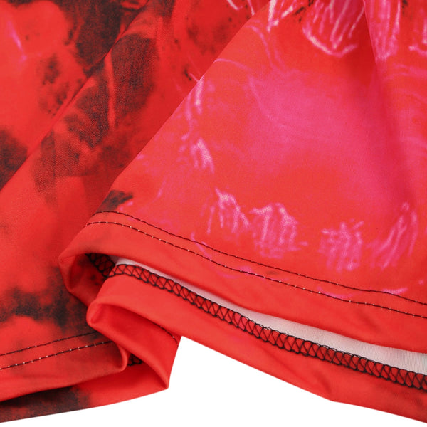 3D Skull Print Short Sleeves Tee