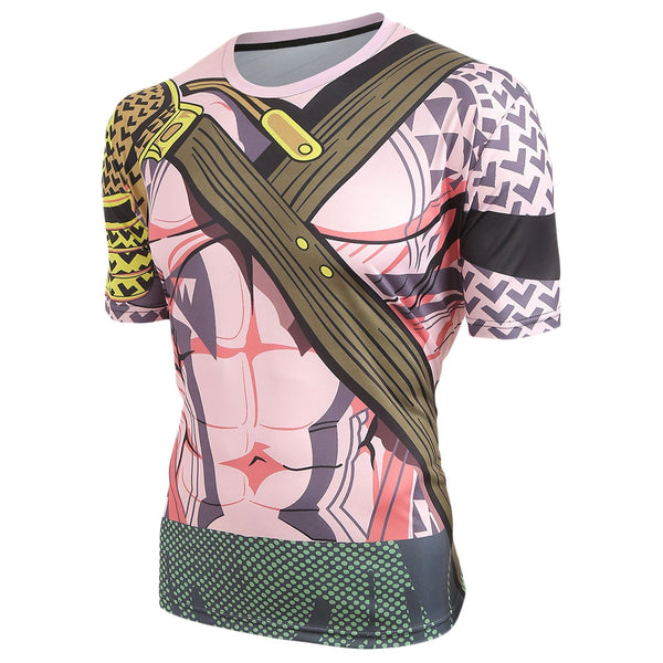 Faux Strape Belly Dots Print Casual Short Sleeves T-shirt