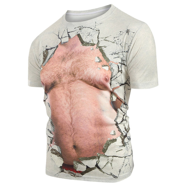 Chest Hair 3D Print Tee
