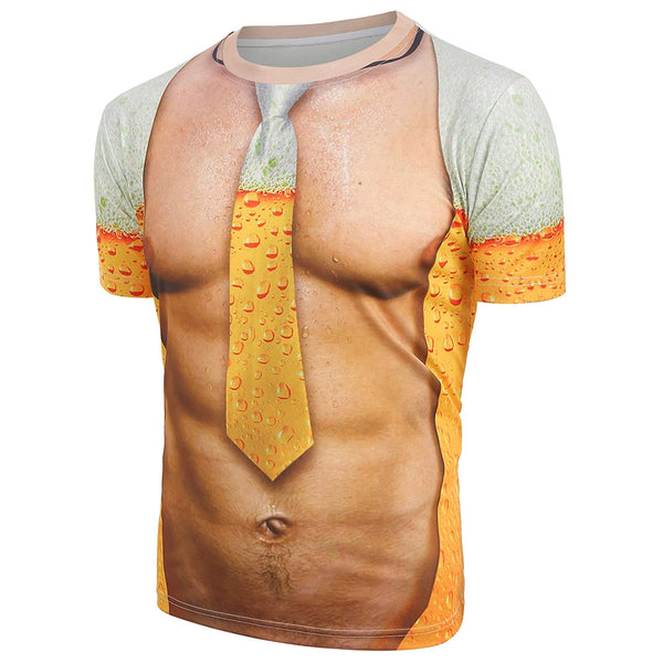 Muscle Tie 3D Print Tee