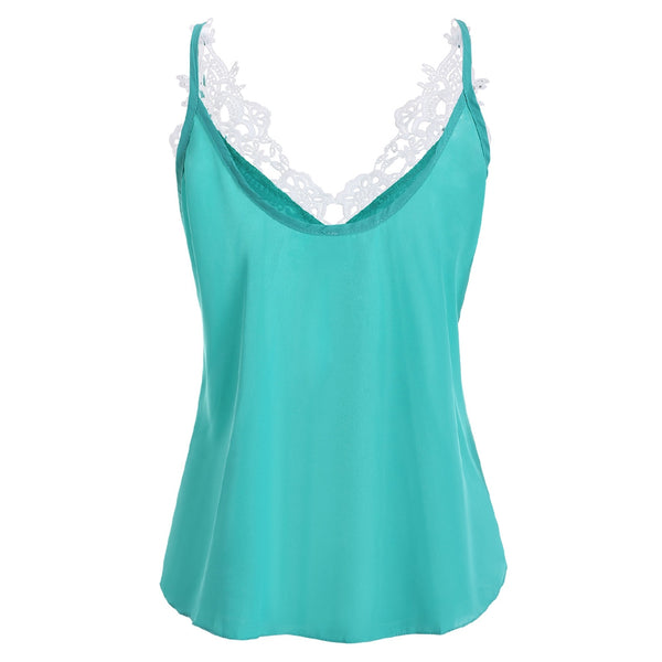 Openwork Panel Tank Top