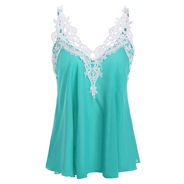 Openwork Panel Tank Top