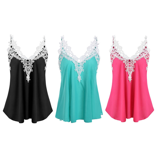 Openwork Panel Tank Top