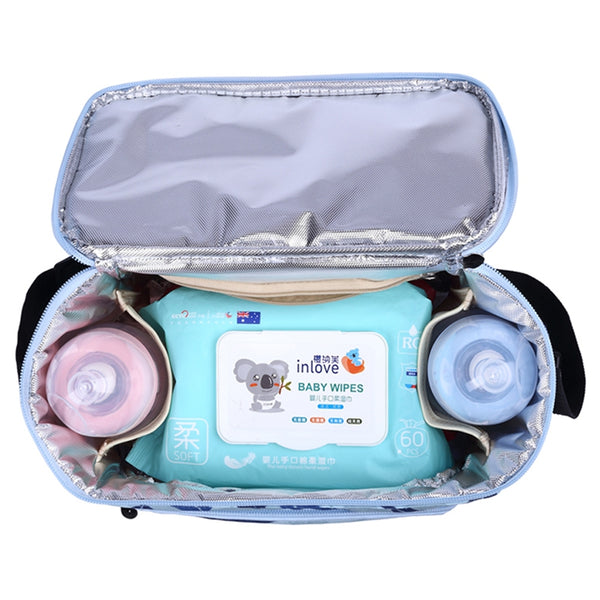 INSULAR 6075 Mommy Bag Waterproof Nylon Stroller Messenger Package