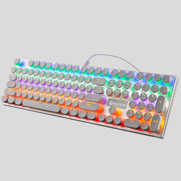 MAGIC _ REFINER 1505 108 Keys Anti-ghost Mechanical Keyboard Blue Switch