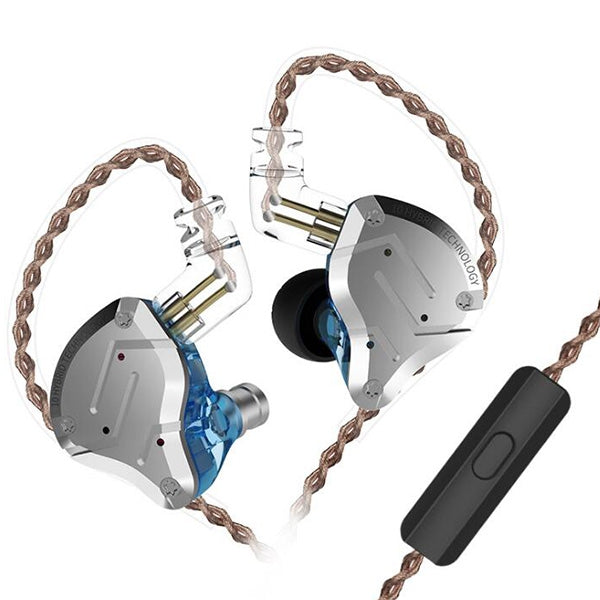 KZ ZS10 Pro Ring Iron Earphone 10 Unit Moving Iron Metal Earphone