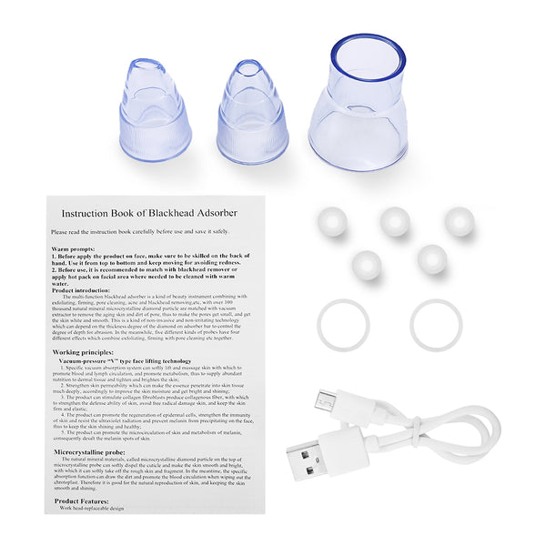 Electric Face Cleansing Facial Skin Care Machine Blackhead Vacuum Suction for Acne