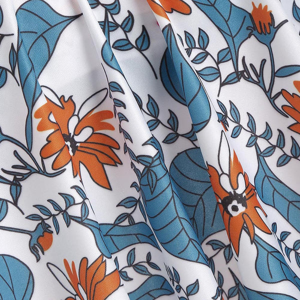 Floral Print Cut Out Overlay Tankini Set Fashionable Design