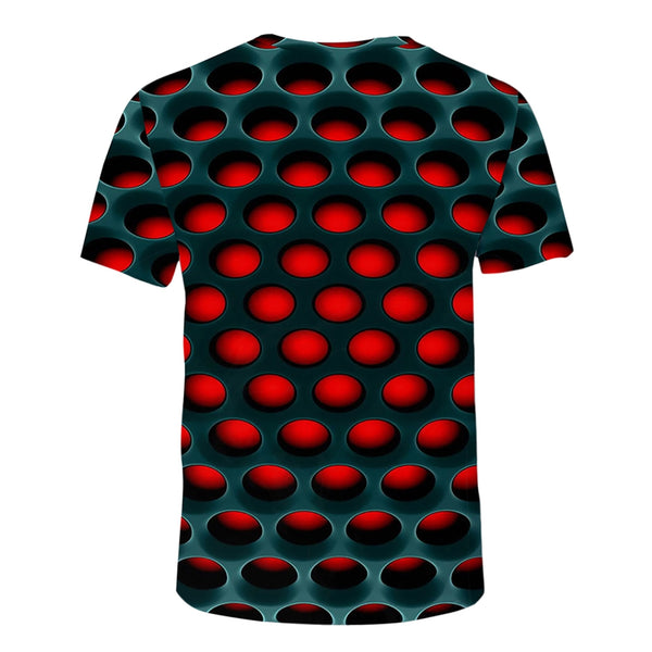 Burning Honeycomb Briquette Graphic Tee Men