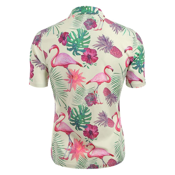 Animal Fruit Print Short Sleeves Shirt For Men