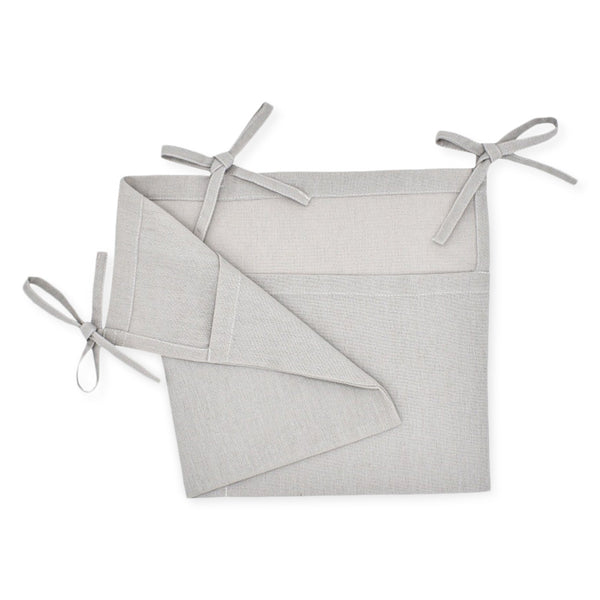 HT - 332 Linen Baby Nursery Storage Bag Multi-functional Bed Organizer 2 Pockets for Diapers Toys