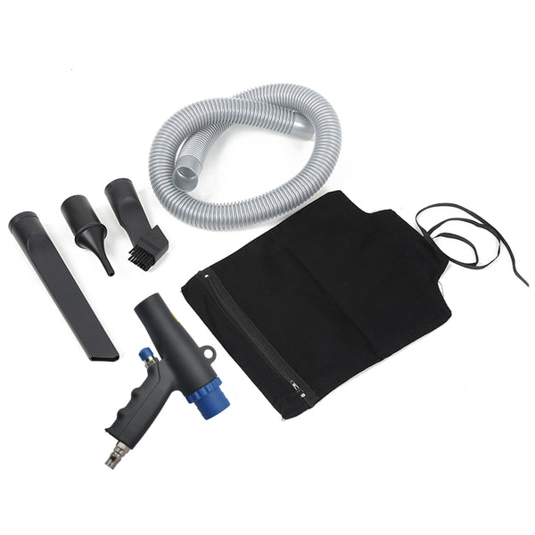 Air Vacuum Blow Gun Pneumatic Vacuum Cleaner Kit