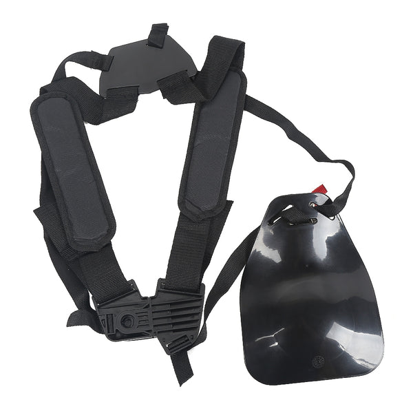 Double Shoulder Strimmer Harness Strap with Carry Hook for Brush Cutter Trimmer